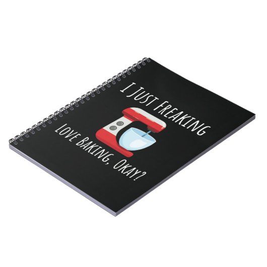 Best Gifts For Bakers Baking Black And White Her Notitieboek (Linkerzijde)