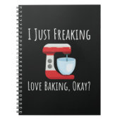 Best Gifts For Bakers Baking Black And White Her Notitieboek (Voorkant)