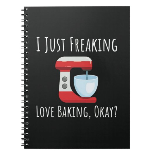 Best Gifts For Bakers Baking Black And White Her Notitieboek (Voorkant)