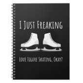 Best Gifts For Figure Skaters Skating Winter Sport Notitieboek (Voorkant)