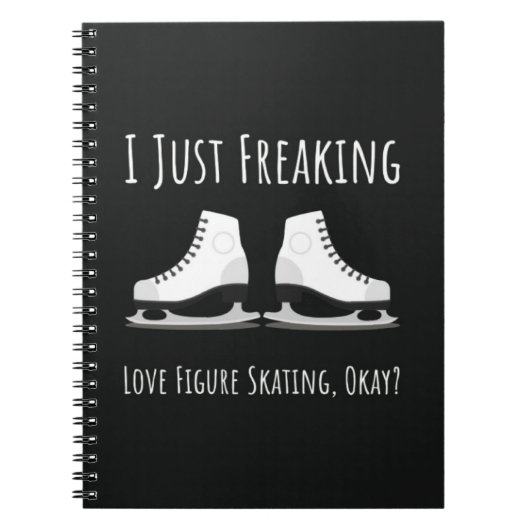 Best Gifts For Figure Skaters Skating Winter Sport Notitieboek (Voorkant)