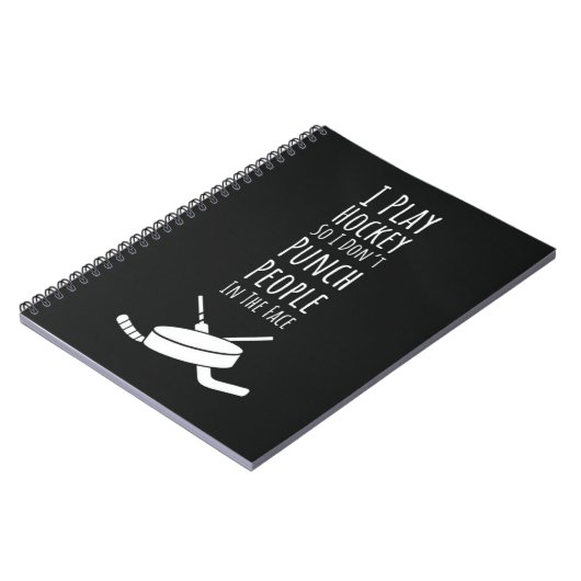 Best Gifts For Hockey Players Athlete Team Sports Notitieboek (Linkerzijde)