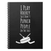 Best Gifts For Hockey Players Athlete Team Sports Notitieboek (Voorkant)