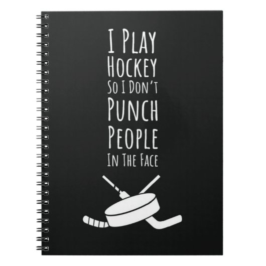 Best Gifts For Hockey Players Athlete Team Sports Notitieboek (Voorkant)
