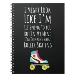 Best Gifts For Roller Skaters Typography Skating Notitieboek