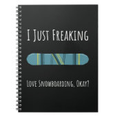 Best Gifts For Snowboarders Sport Winter Snowboard Notitieboek (Voorkant)