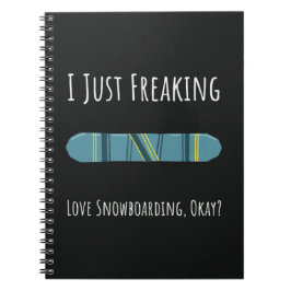 Best Gifts For Snowboarders Sport Winter Snowboard Notitieboek