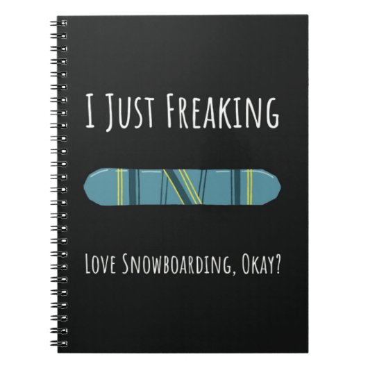 Best Gifts For Snowboarders Sport Winter Snowboard Notitieboek (Voorkant)