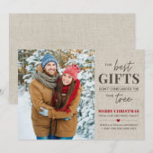 Best Gifts Pregnancy Announounge Kerstmis Kaart (Voorkant / Achterkant)