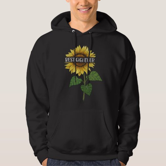 Best GiGi Ever Sunflower Hoodie (Voorkant)