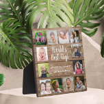 Best Gigi Grandchildren 12 Photo Collage Fotoplaat<br><div class="desc">Creëer uw eigen fotocollage met 12 favoriete afbeeldingen op een houtextuurachtergrond. Personaliseer met foto's van kleinkinderen. Maakt een schat aan cadeau voor oma voor verjaardag,  moederdag,  grootouderdag,  enz.</div>