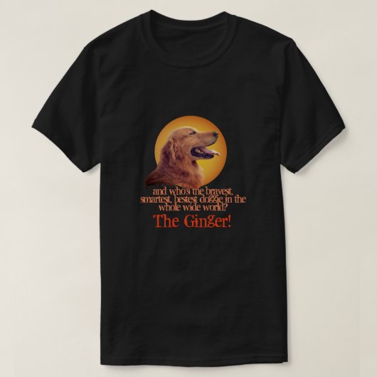 Best Ginger Dog T-Shirt (Design voorkant)