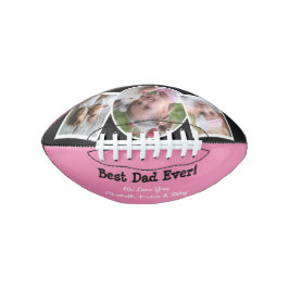 Best Girl Pap Ever Foto Collage Pink Black Footba American Football