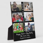 Best Girl Pap Ever Vaderdag 6 foto collage Fotoplaat (Zijkant)