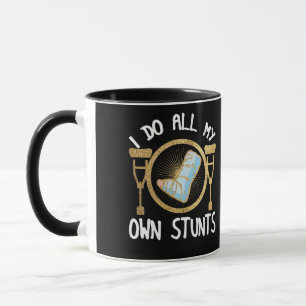 Best Girls Broken Leg ik al m'n eigen stunts Mok