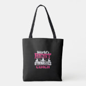 Best Girls Gymnastics Coach Tote Bag (Achterkant)