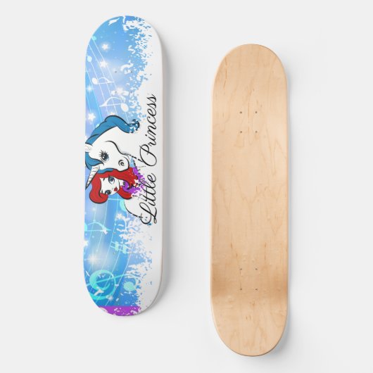 Best Girly Unicorn Skateboard - aangepaste naam (Voorkant)