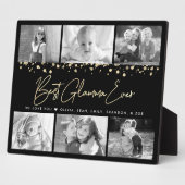 Best Glamma Ever 6 Photo Collage Glam Gold Glitter Fotoplaat (Zijkant)