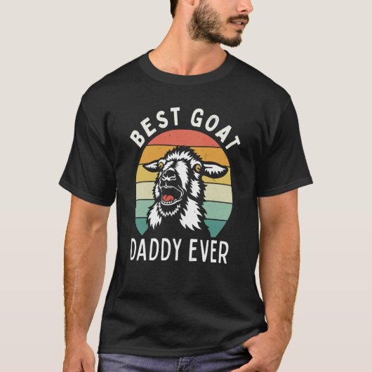 Best goat daddy ever fathers day farming rancher d t-shirt (Voorkant)