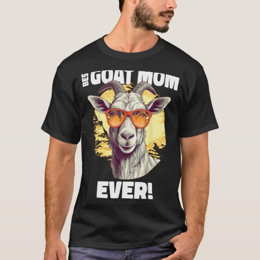 Best Goat Mom Ever Goat T-shirt (Voorkant)