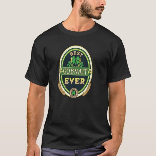 Best Gobnait ooit Persoonlijke naam Irish Retro Be T-shirt (Voorkant)