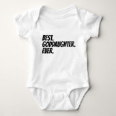 Best Goddochter Ever Romper (Voorkant)