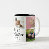 Best Godfather Ever - Vaderdag Foto Tweekleurige Koffiemok (Voorkant rechts)