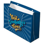 Best Godfather Ever Vaderdag Groot Cadeauzakje (Voorkant Gekanteld)