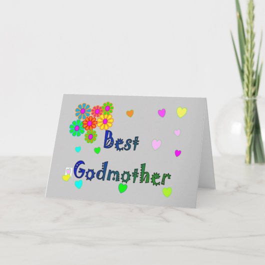 Best Godmoeder Gifts Kaart (Voorkant)