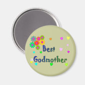 Best Godmoeder Gifts Magneet (Voorkant / Achterkant)