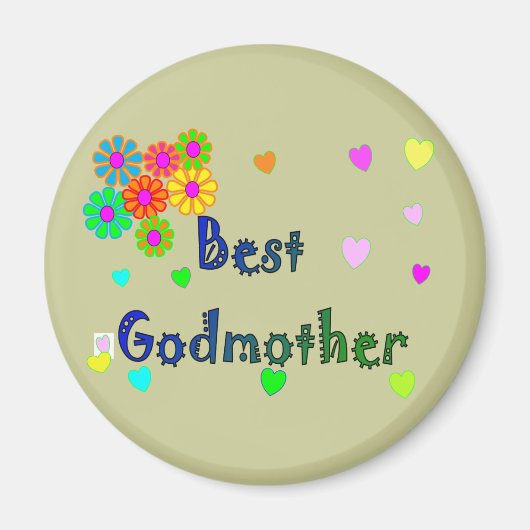 Best Godmoeder Gifts Magneet (Voorkant)