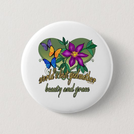 Best Godmoeder Gifts Ronde Button 5,7 Cm (Voorkant)