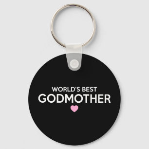 Best Godmoeder Print ter wereld Sleutelhanger