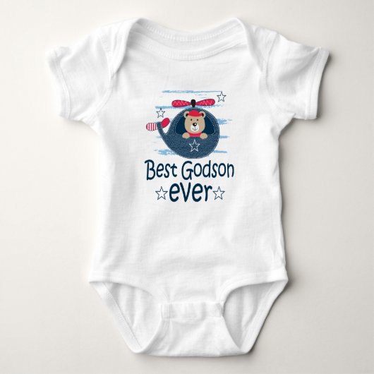 Best Godson Ever Godchild Beer Romper (Voorkant)