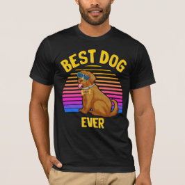 Best Golden* Dog Ever Retro T-shirt