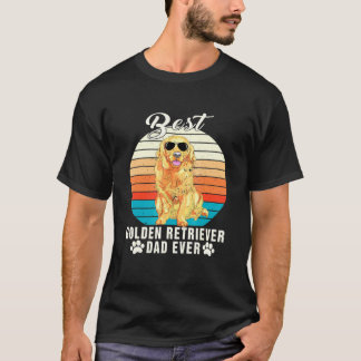 Best Golden Retriever Dad Ever Dog T-shirt