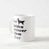 Best Golden Retriever mam Ever Coffee Mok (Voorkant links)