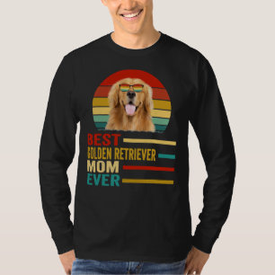 Best Golden Retriever Mam Ever Retro T-shirt