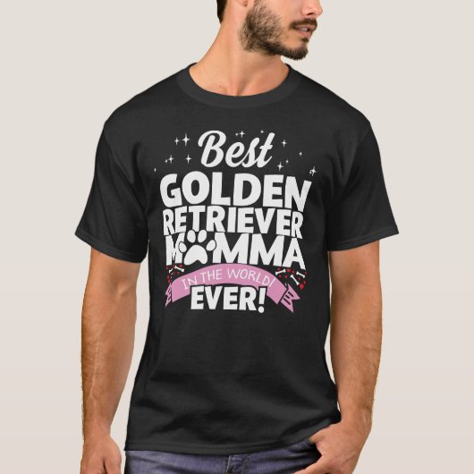 Best Golden Retriever Mam T-shirt (Voorkant)