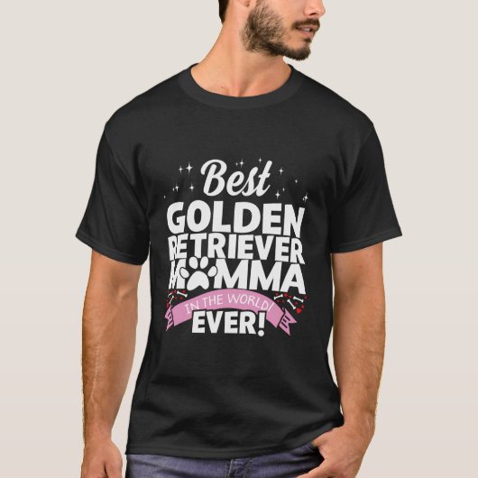 Best Golden Retriever Mam T-shirt (Voorkant)