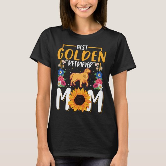 Best Golden Retriever Mom Ever T-shirt (Voorkant)