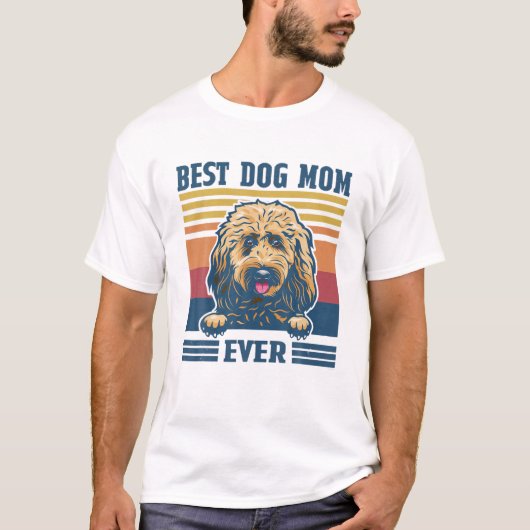 Best Goldendole mam Ever Funny Dog mama's T-shirt (Voorkant)