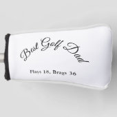 Best Golf Dad | Funny Golf Father Gift Golfheadcover (Voorkant)