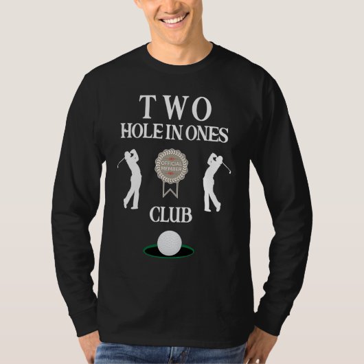 Best Golf Hole In One Club Men's Golf Humor T-shirt (Voorkant)