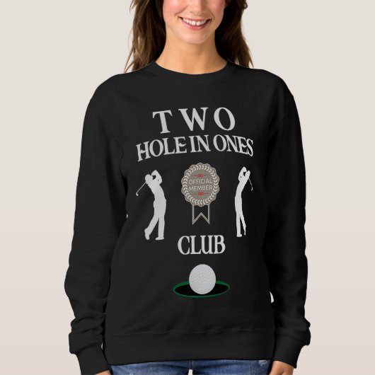 Best Golf   Hole In One Club  Men's Golf Humor Trui (Voorkant)