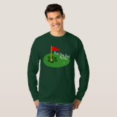 Best Golf Lover Dog Dad Golf Gift T-shirt (Voorkant volledig)