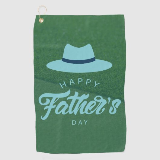 Best Golf Towel Happy Vaderdag Golfhanddoek (Voorkant)