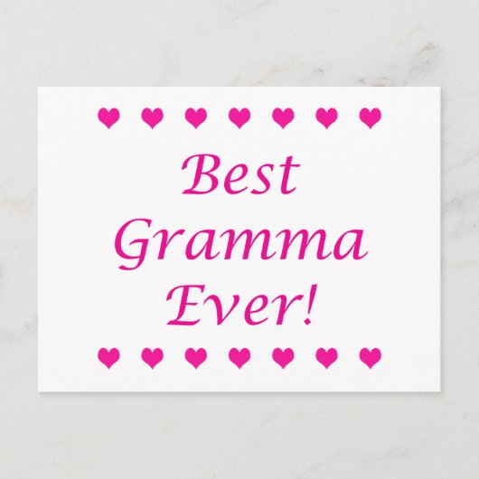 Best Gramma Ever Briefkaart (Voorkant)
