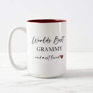 Best Grammy and most Loved Photo Gift ter wereld Tweekleurige Koffiemok