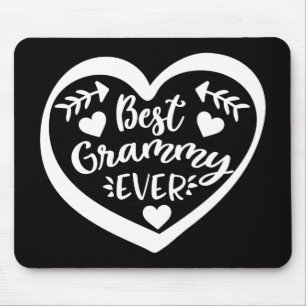 Best Grammy Ever Heart Design Muismat